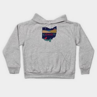 Great State of Ohio nature graphic Kids Hoodie